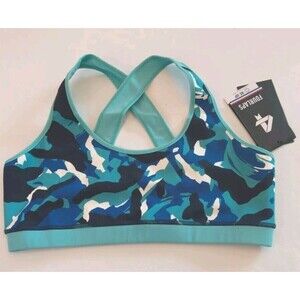Fourlaps Infinity Sports Bra SZ L Fitness Workout Running Yoga Athleisure 4 Lap